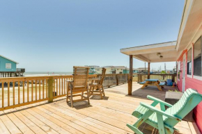 Surfside Beach Vacation Rental with Oceanfront Deck!